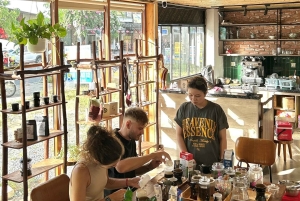 Da Nangs essens – Phin Coffee Workshop & Linh Ung-pagoden