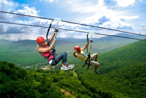 Da Nang: Privat omvisning med rafting og zipline (lunsj)