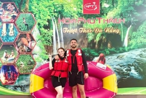 Da Nang: Privat omvisning med rafting og zipline (lunsj)