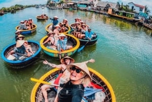 Da Nang/Hoi An: Market Tour, Basket Boat Ride, Cooking Class