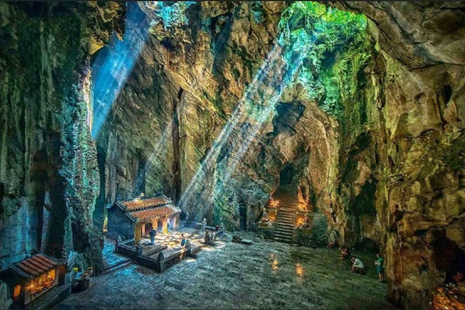 Da Nang: Lady Buddha, marmorbjerge og Am Phu-hulen