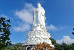 Da Nang : Visite de Lady Buddha, des montagnes de marbre et de la grotte d'Am Phu