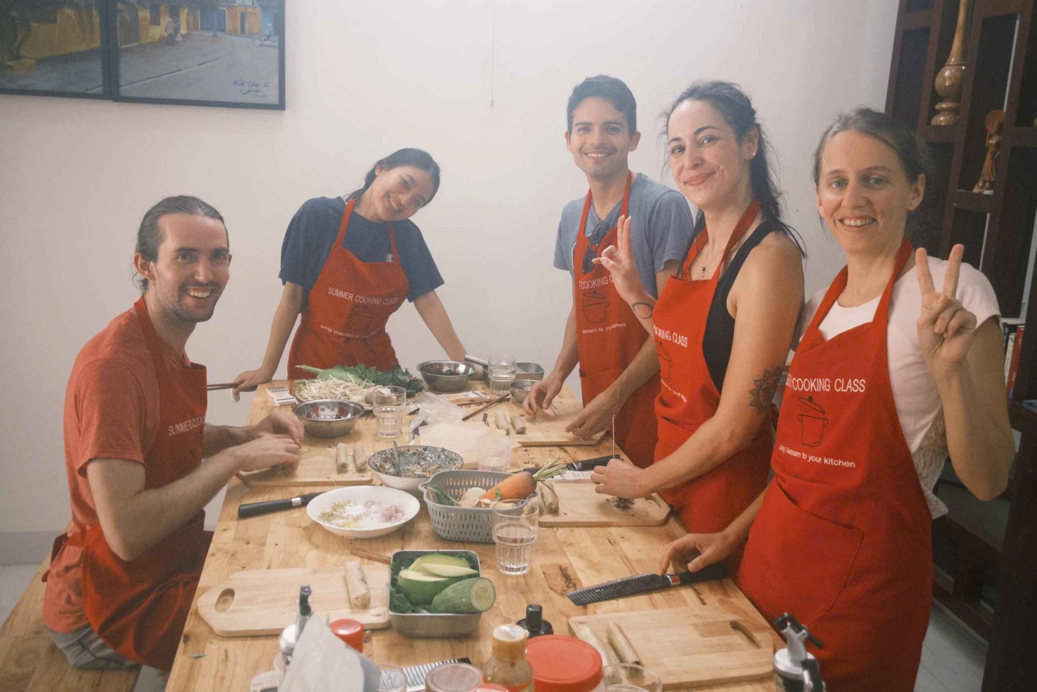 Da Nang: Preparar 5 pratos vietnamitas com visita ao mercado local