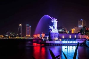 Da Nang: Tour nocturno con copa en el bar de la azotea y cena