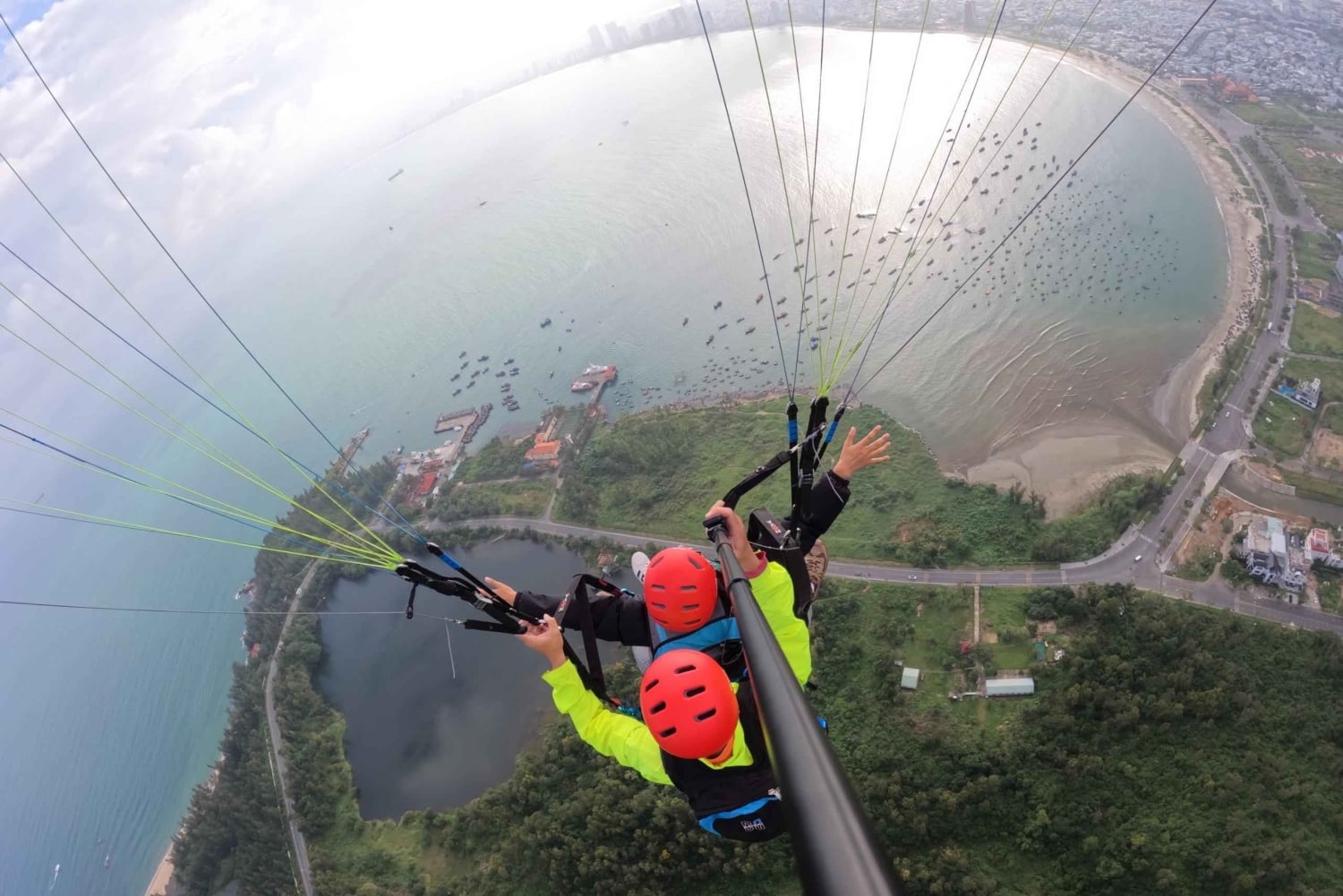 Da Nang Experiência privada de parapente na Montanha dos Macacos