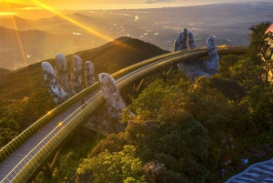 Da Nang: Privat bil till Golden Bridge-Lady Buddha-Marble Mt