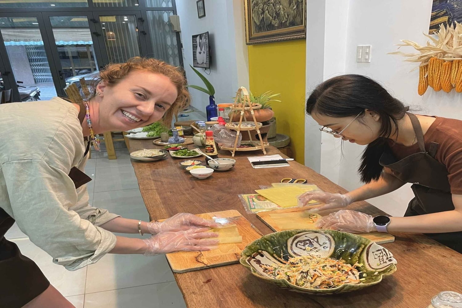 Da Nang: Tradycyjne warsztaty kulinarne i pho z lokalną dziewczyną