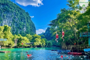Dalla città di Phong Nha: Grotta del Paradiso e Zipline alla Grotta Oscura