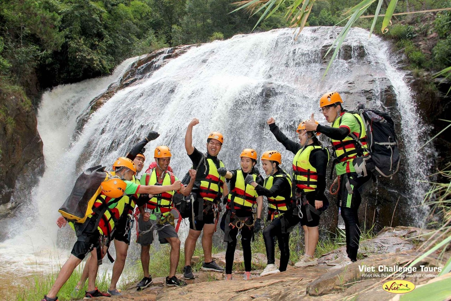 Canyoning y campo en Dalat, tour de 2 días por Mongo Land