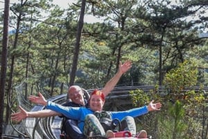 ダラット半日アドベンチャー：午前と午後のオプションをご用意しております