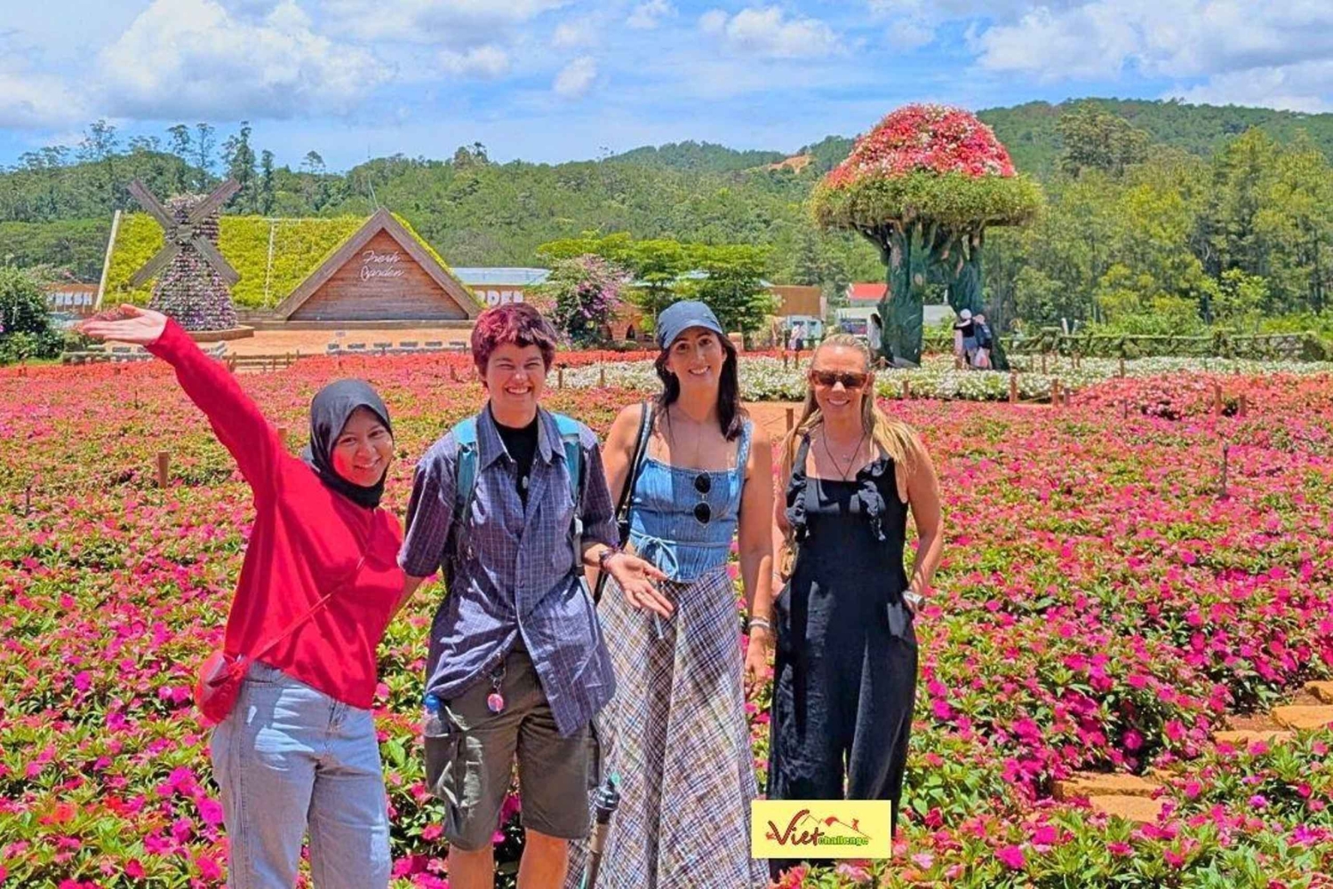 Dalats bedste turistattraktioner - vandfald - Mario Kart