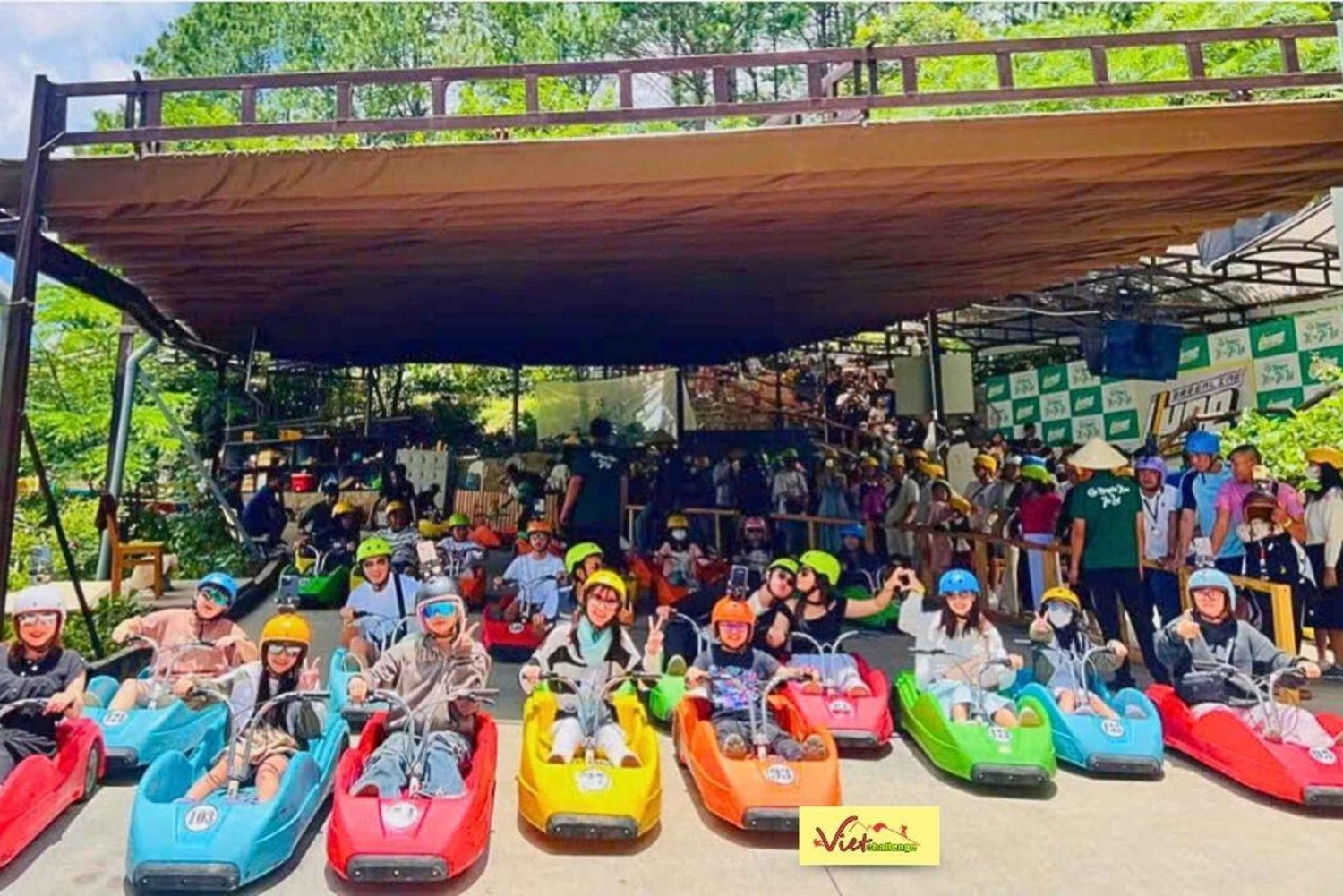 Dalats bedste turistattraktioner - vandfald - Mario Kart