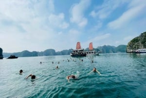 Hanoi: Wycieczka 1-dniowa na wyspę Cat Ba i do zatoki Lan Ha z lunchem