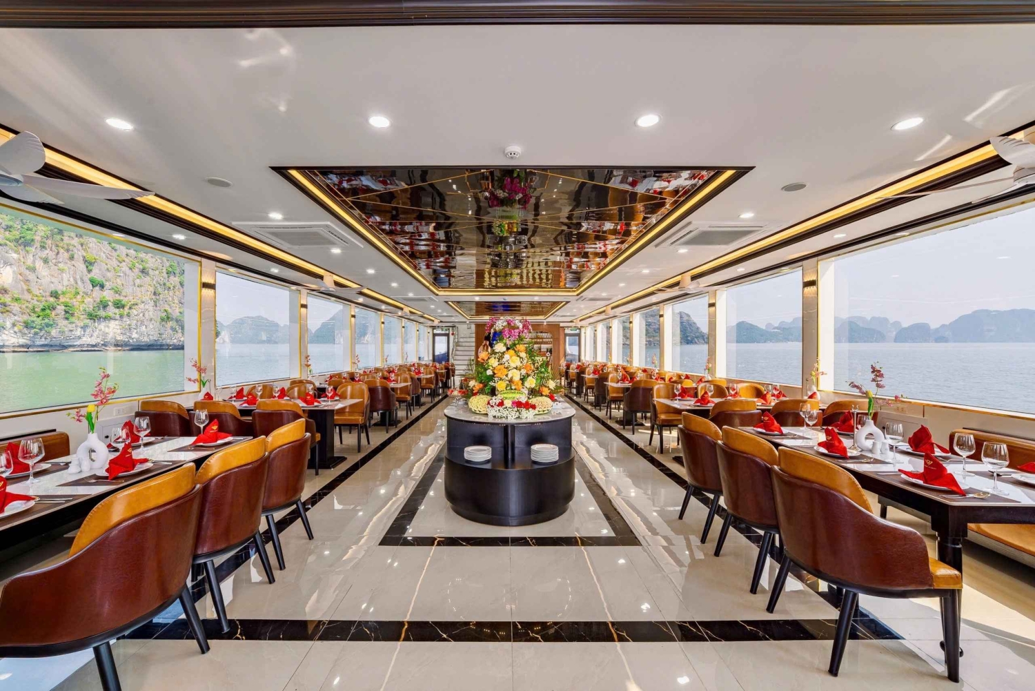 Crucero de lujo Diamond Era, bahía de Halong, Titop, Sung Sot