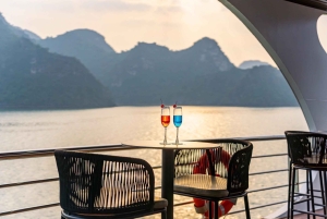 Crucero de lujo Diamond Era, bahía de Halong, Titop, Sung Sot