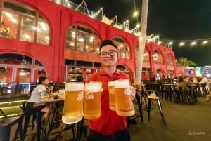 Cena con fuegos artificiales, sinfonía y espectáculo Kiss of the Sea.