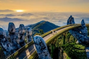 Indgangsbillet og svævebane til Ba Na Hills & Golden Bridge