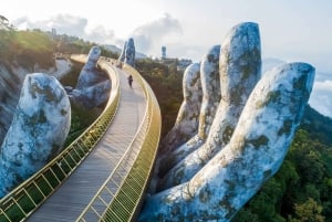 Indgangsbillet og svævebane til Ba Na Hills & Golden Bridge