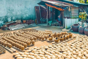 Aldeia de Thanh Ha: Oficina de cerâmica com os habitantes locais