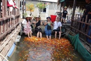 Au départ de Saigon : visite à la journée du delta du Mékong - marché flottant et îlot