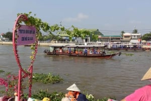 Au départ de Saigon : visite à la journée du delta du Mékong - marché flottant et îlot