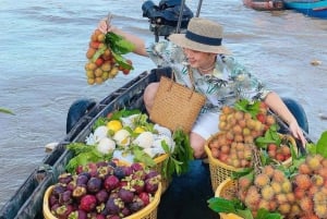 Au départ de Saigon : visite à la journée du delta du Mékong - marché flottant et îlot