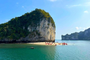 From Cat Ba island: Full Day Boat Tour Lan Ha & Halong Bay