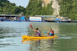 Au départ de Cat Ba : Croisière d'une journée dans la baie de Lan Ha pour faire du kayak et de la plongée en apnée