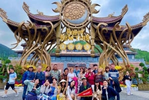 Da Da Nang: Trasferimento e tour in autobus delle colline di Ba Na e del Ponte d'Oro