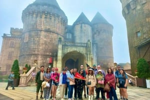 Da Da Nang: Trasferimento e tour in autobus delle colline di Ba Na e del Ponte d'Oro