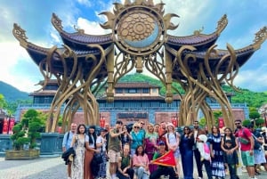 Från Da Nang: Ba Na Hills- Golden Bridge Busstransfer och rundtur