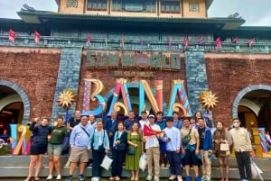 Från Da Nang: Ba Na Hills- Golden Bridge Busstransfer och rundtur