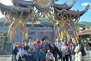 Från Da Nang: Ba Na Hills- Golden Bridge Busstransfer och rundtur