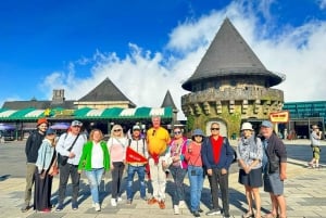 Depuis Da Nang : Visite en bus des collines de Ba Na et du pont d'or