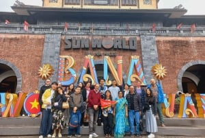 Från Da Nang: Ba Na Hills- Golden Bridge Busstransfer och rundtur