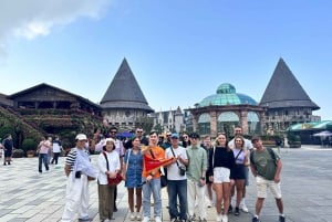 Fra Da Nang: Ba Na Hills- Golden Bridge Busstransport og omvisning