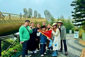 Da Da Nang: Trasferimento e tour in autobus delle colline di Ba Na e del Ponte d'Oro