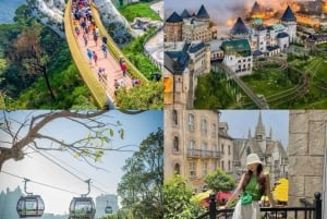 Från Da Nang: Ba Na Hills- Golden Bridge Busstransfer och rundtur