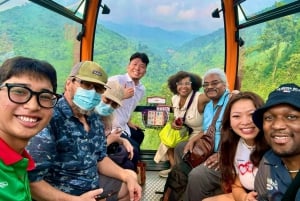 Da Da Nang: Trasferimento e tour in autobus delle colline di Ba Na e del Ponte d'Oro