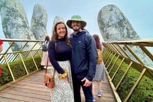 Depuis Da Nang : Visite en bus des collines de Ba Na et du pont d'or