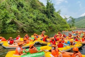 Von Da Nang aus: Komplettpaket Rafting & Zipline Tour mit Mittagessen