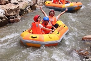 From Da Nang: Full-Package Rafting & Zipline Tour with Lunch