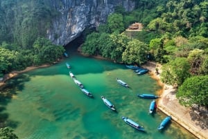 Von Dong Hoi aus: Paradieshöhle und Phong Nha Höhle Tour & Mittagessen