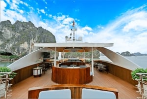 Ab Ha Long: Luxus-Symphonie-Tageskreuzfahrt mit 2 Jacuzzi-Pools