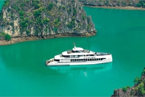 Ab Ha Long: Luxus-Symphonie-Tageskreuzfahrt mit 2 Jacuzzi-Pools