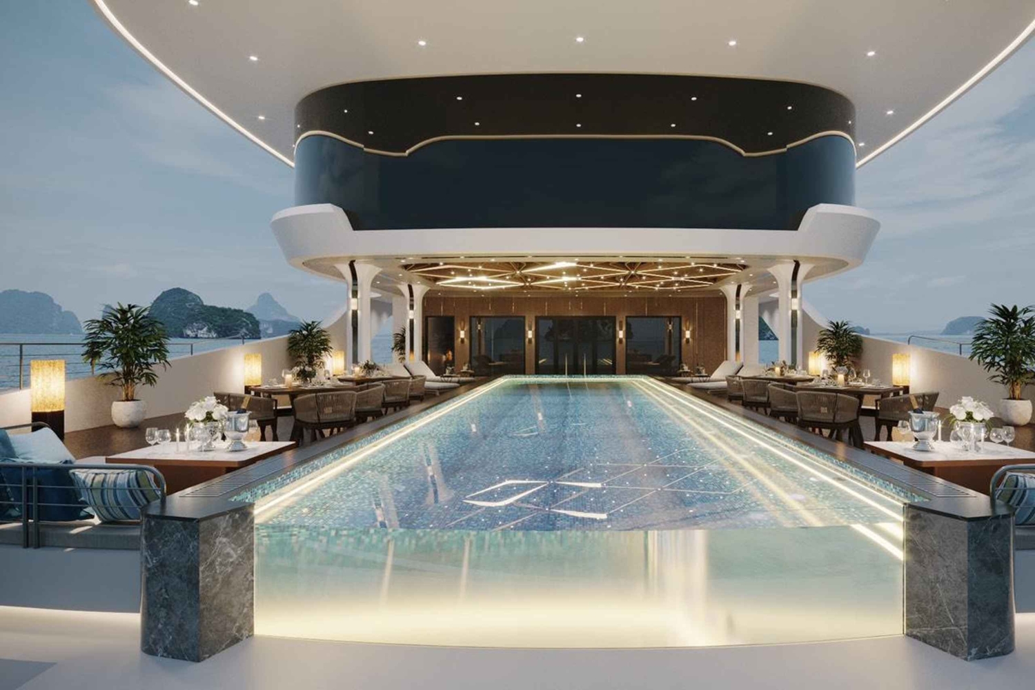 De Ha Noi: Cruzeiro de 6 estrelas de 2 dias na Baía de Lan Ha e na Baía de Ha Long