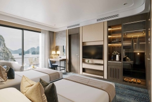 De Ha Noi: Cruzeiro de 6 estrelas de 2 dias na Baía de Lan Ha e na Baía de Ha Long