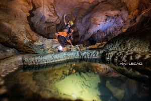 ハノイ発：チャロイ洞窟探検と夜行列車宿泊プラン