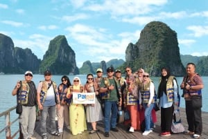 Do porto de cruzeiros de Halong: Passeio de barco de 4 horas pela Baía de Ha Long