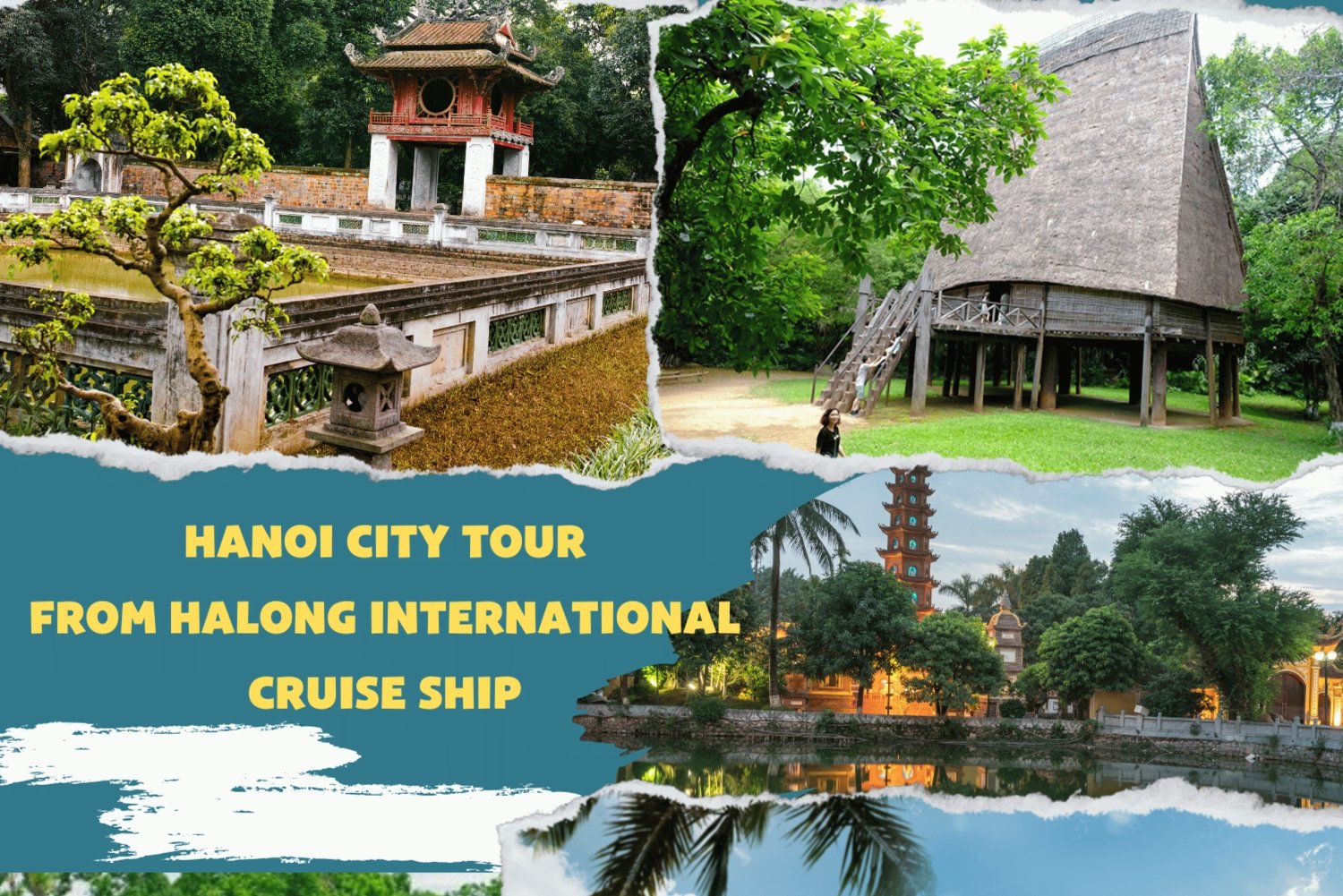 From HaLong cruise Port: Private tour visit Hanoi city